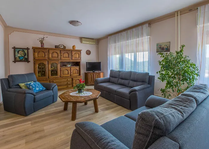 Hundefreundliches Mit Privatparkplatz, Bbq-bereich Und Grossem Balkon Appartement Grižane